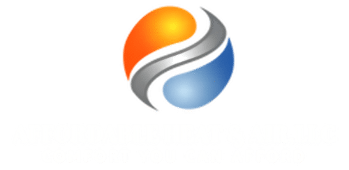 Affordable Heat & Air LLC - Logo (White)